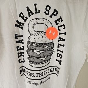 NWT Under Armour Cheat Meal Specialist White T-Shirt Men’s